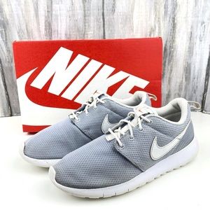 NIKE Roshe One GS Sneakers Wolf Grey and White Running Tennis Shoes With Box 5Y